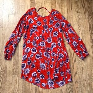 Billabong Orange Summer Flower Dress